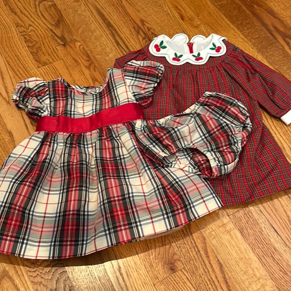 Girls Christmas outfits by Chaps & Florence Eiseman - bundle - Picture 1 of 5